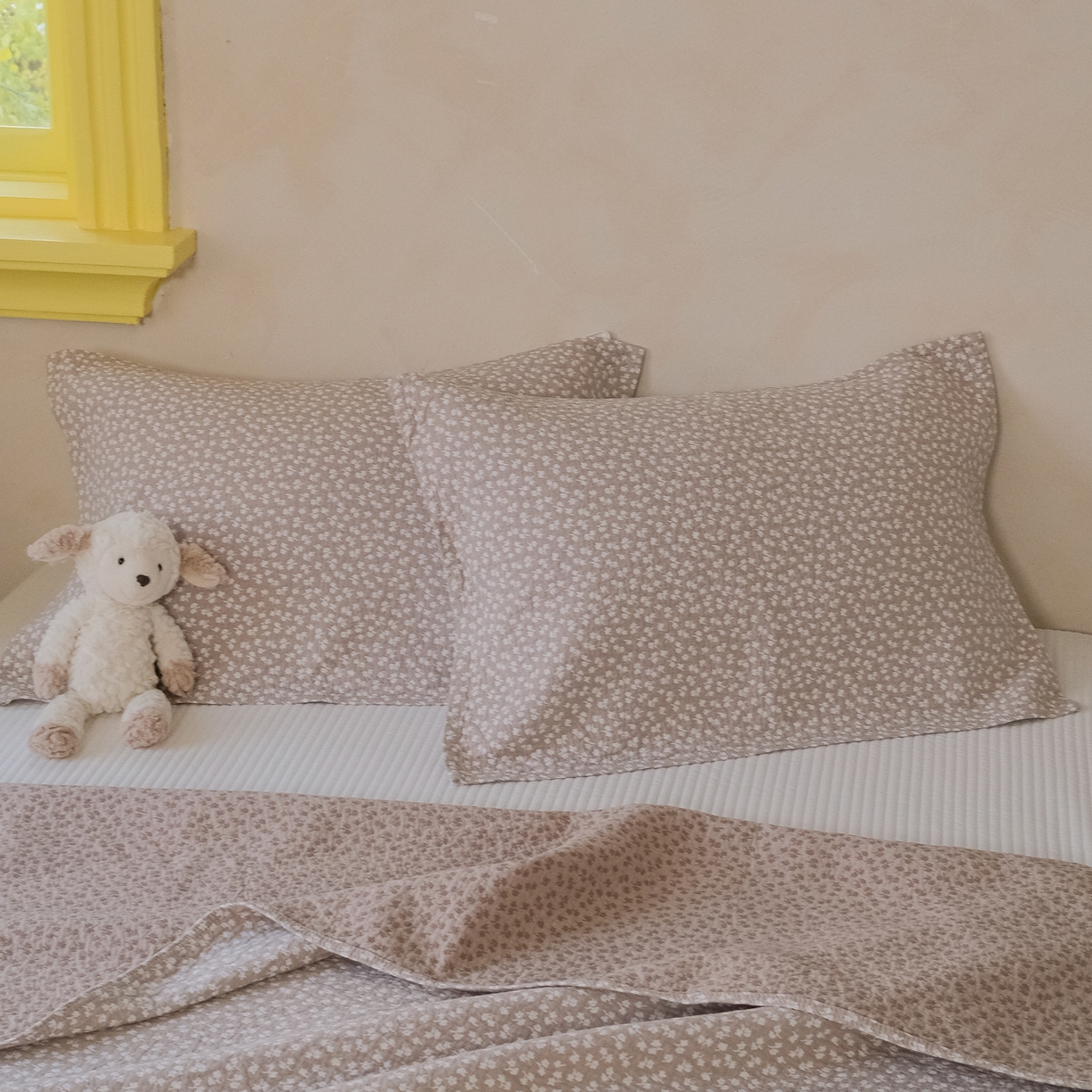 91家纺网 家纺一手货源 找家纺 （总）沐瑟家纺 2026新款全棉四层纱布无印枕巾