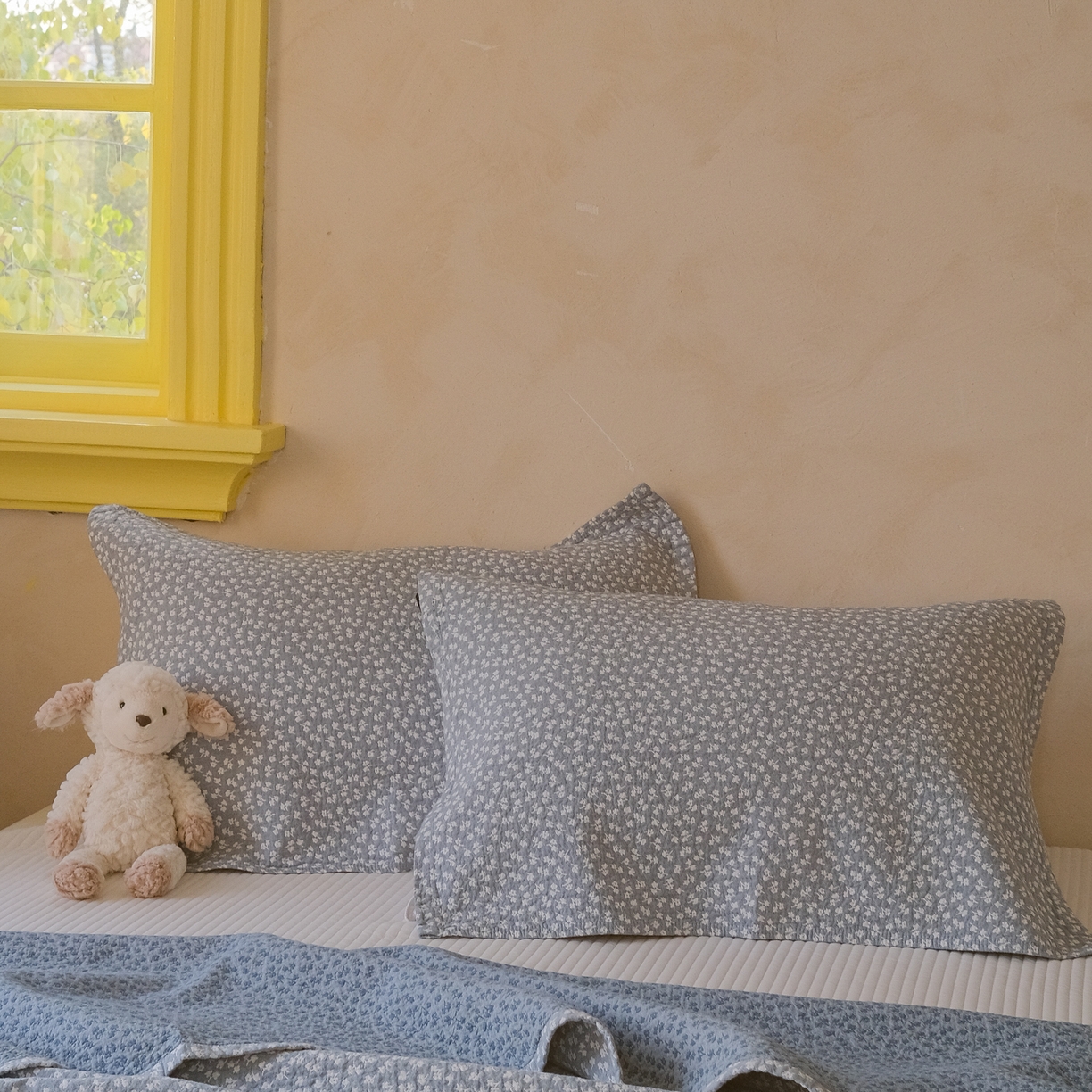 91家纺网 家纺一手货源 找家纺 （总）沐瑟家纺 2026新款全棉四层纱布无印枕巾