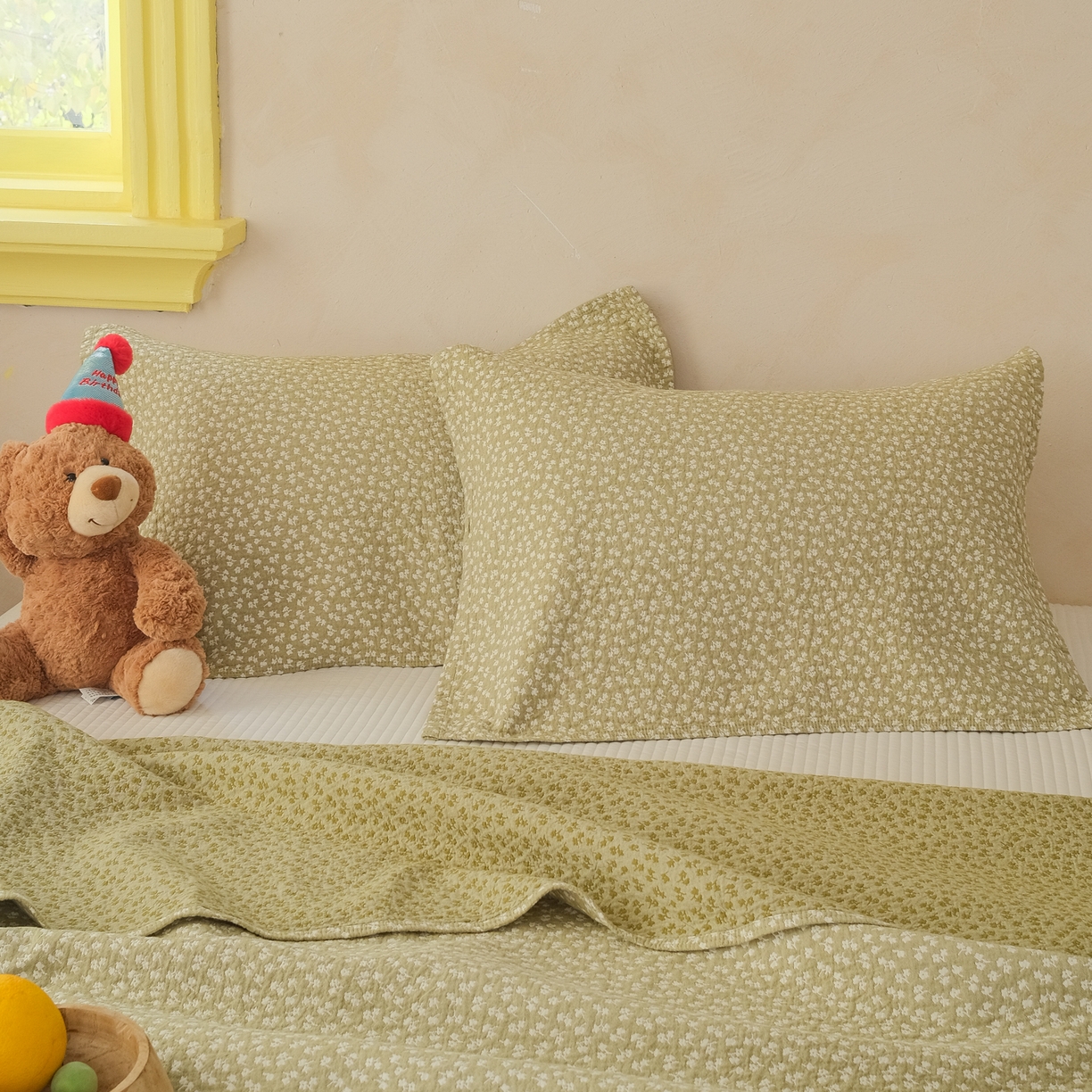 91家纺网 家纺一手货源 找家纺 （总）沐瑟家纺 2026新款全棉四层纱布无印枕巾