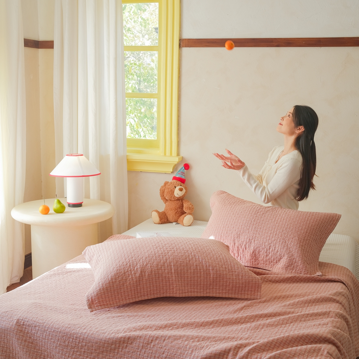 91家纺网 家纺一手货源 找家纺 （总）沐瑟家纺 2026新款全棉四层纱布无印枕巾