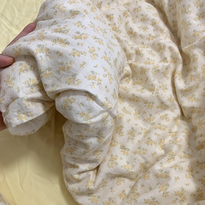 91家纺网 家纺一手货源 找家纺 源启生活 2025新款A类全棉双层纱四件套 小美满