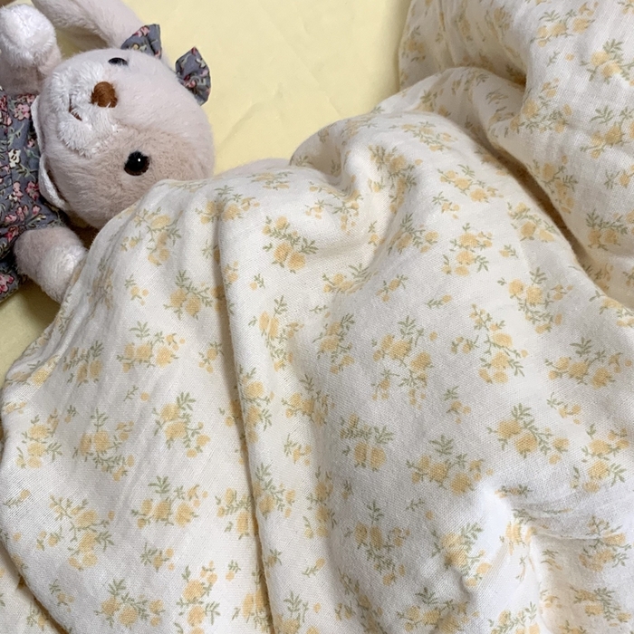 91家纺网 家纺一手货源 找家纺 源启生活 2025新款A类全棉双层纱四件套 小美满