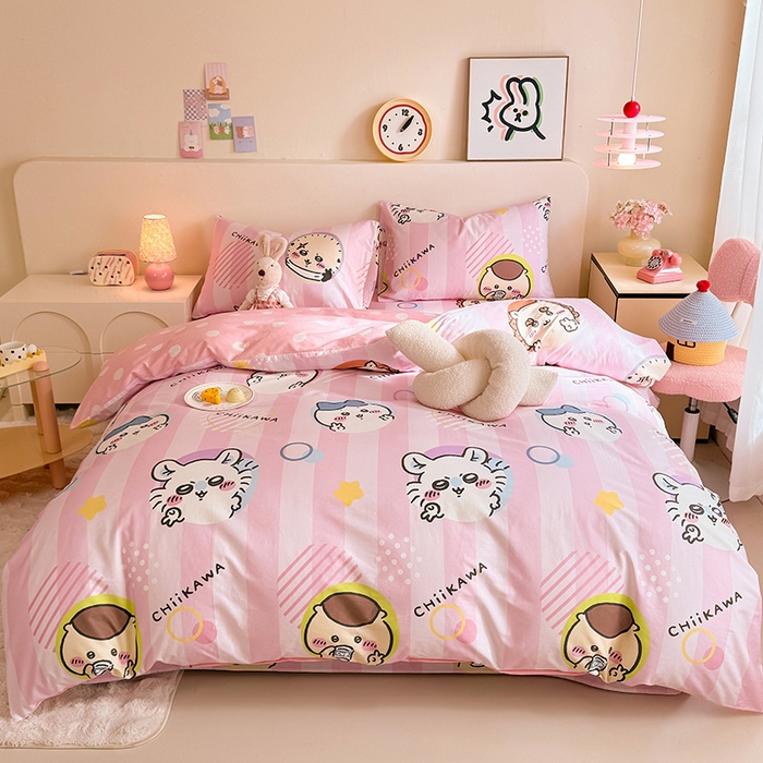 91家纺网 家纺一手货源 找家纺 （总）美达家纺 2026新款正版授权吉伊卡哇全棉纯棉四件套