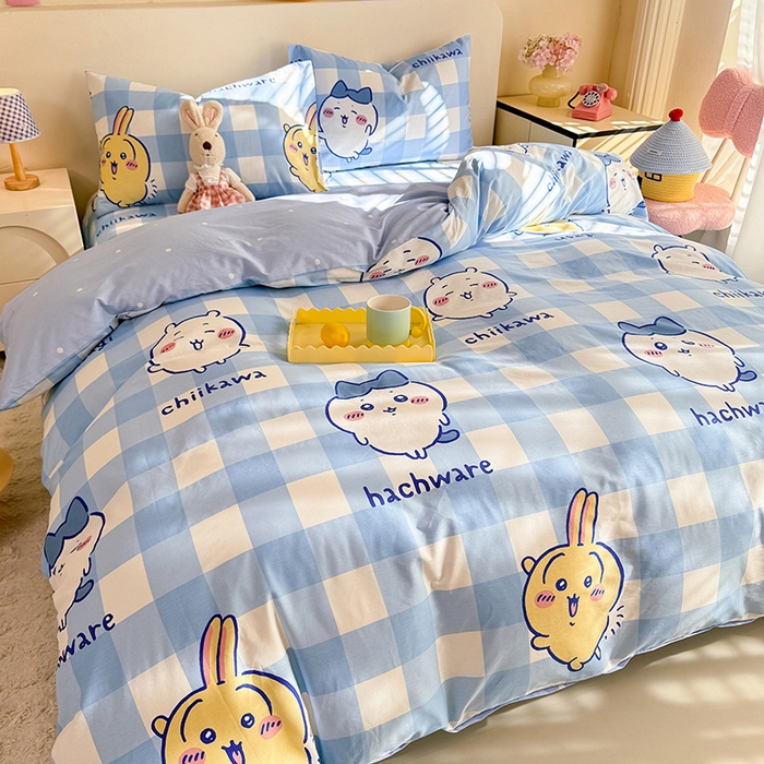 91家纺网 家纺一手货源 找家纺 （总）美达家纺 2026新款正版授权吉伊卡哇全棉纯棉四件套