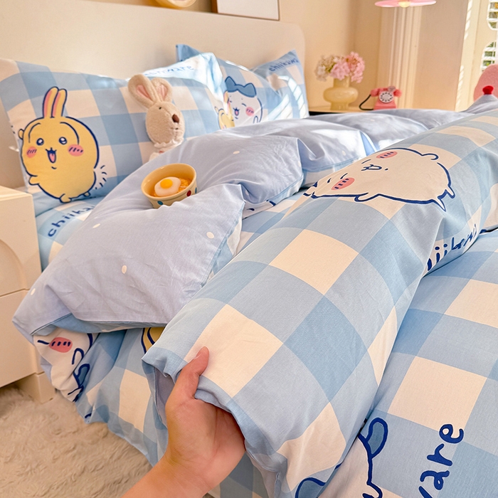 91家纺网 家纺一手货源 找家纺 （总）美达家纺 2026新款正版授权吉伊卡哇全棉纯棉四件套