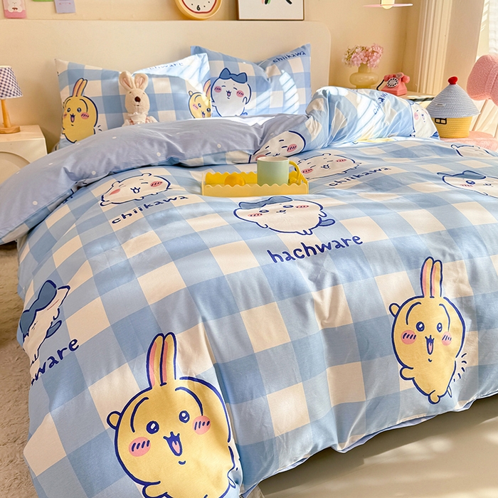 91家纺网 家纺一手货源 找家纺 （总）美达家纺 2026新款正版授权吉伊卡哇全棉纯棉四件套