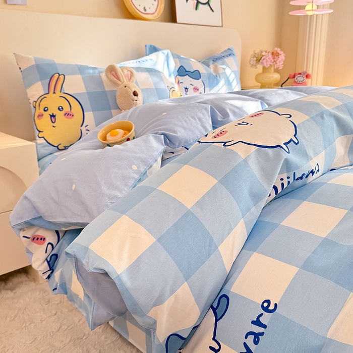 91家纺网 家纺一手货源 找家纺 （总）美达家纺 2026新款正版授权吉伊卡哇全棉纯棉四件套