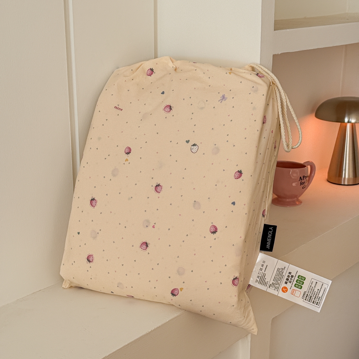 91家纺网 家纺一手货源 找家纺 （总）金梦拉家纺 2026新款春夏古法水洗仿棉砂洗云小棉小布袋四件套