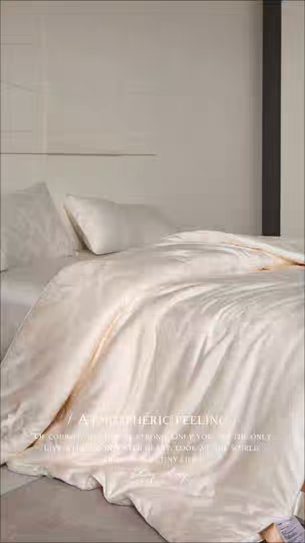 91家纺网 家纺一手货源 找家纺 （总）头等舱 2025新款天棉缎大提花55莱赛尔大豆7A抗菌秋冬被(空境图）