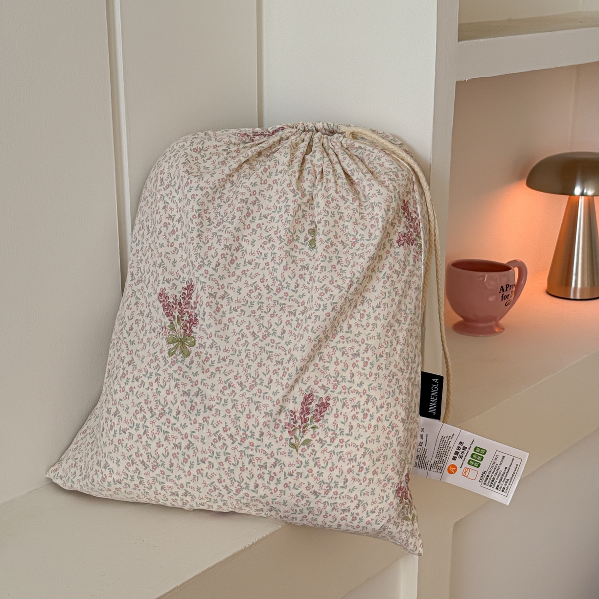 91家纺网 家纺一手货源 找家纺 （总）金梦拉家纺 2026新款春夏古法水洗仿棉砂洗云小棉小布袋四件套