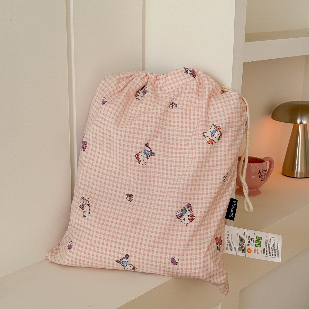 91家纺网 家纺一手货源 找家纺 （总）金梦拉家纺 2026新款春夏古法水洗仿棉砂洗云小棉小布袋四件套