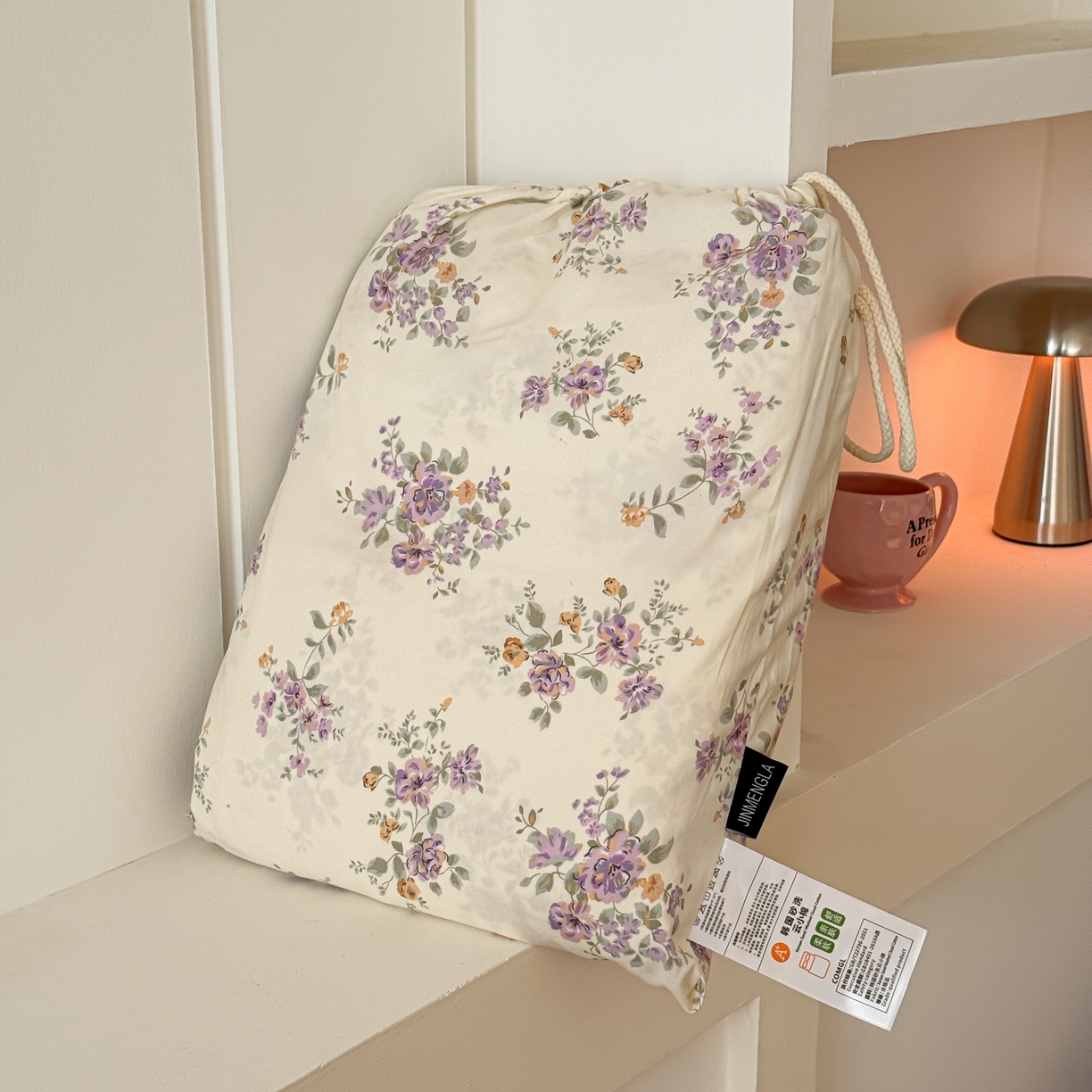 91家纺网 家纺一手货源 找家纺 （总）金梦拉家纺 2026新款春夏古法水洗仿棉砂洗云小棉小布袋四件套