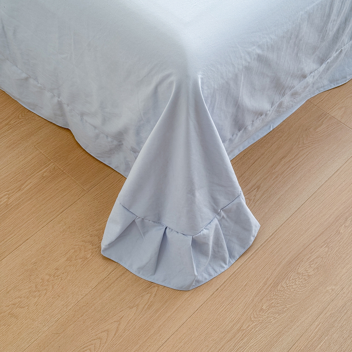 91家纺网 家纺一手货源 找家纺 金梦拉家纺 2026新款春夏古法水洗仿棉砂洗云小棉小布袋四件套 爱心狗