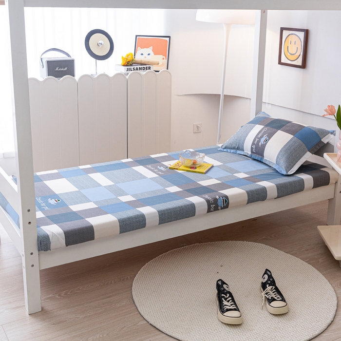 91家纺网 家纺一手货源 找家纺 简冠 开学季2025植物羊绒学生宿舍上下铺学生三件套学生床垫被子被芯大礼包 绅士范