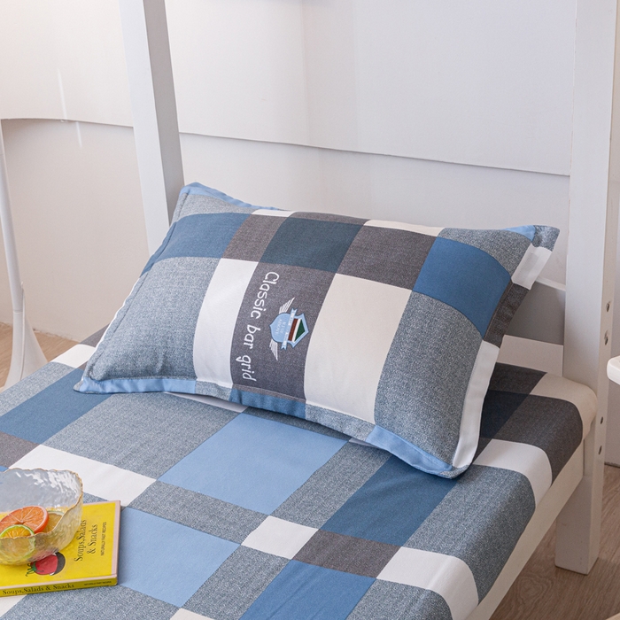 91家纺网 家纺一手货源 找家纺 简冠 开学季2025植物羊绒学生宿舍上下铺学生三件套学生床垫被子被芯大礼包 绅士范