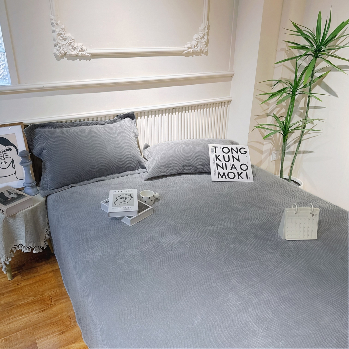 91家纺网 家纺一手货源 找家纺 （总）床盖工厂店 2025新款宝宝绒床盖四件套