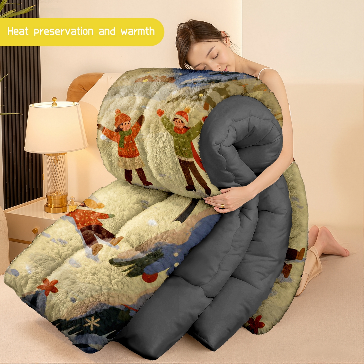 91家纺网 家纺一手货源 找家纺 合纵跨境工厂 一件定制pod模式jit跨境180G牛奶绒被子三件套一件代发temu希音集采shein亚马逊速卖通 02510140017