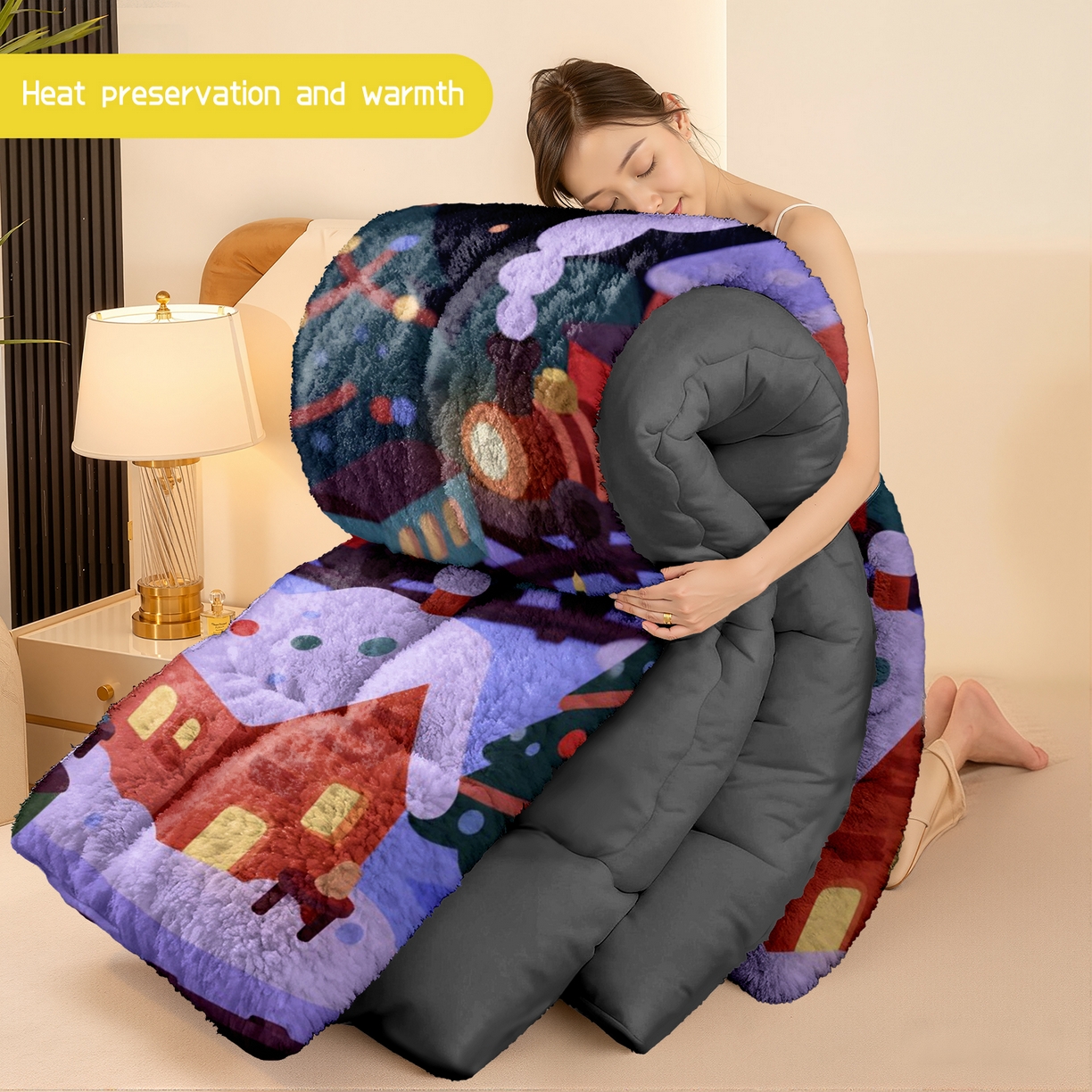 91家纺网 家纺一手货源 找家纺 合纵跨境工厂 一件定制pod模式jit跨境180G牛奶绒被子三件套一件代发temu希音集采shein亚马逊速卖通 02510140010