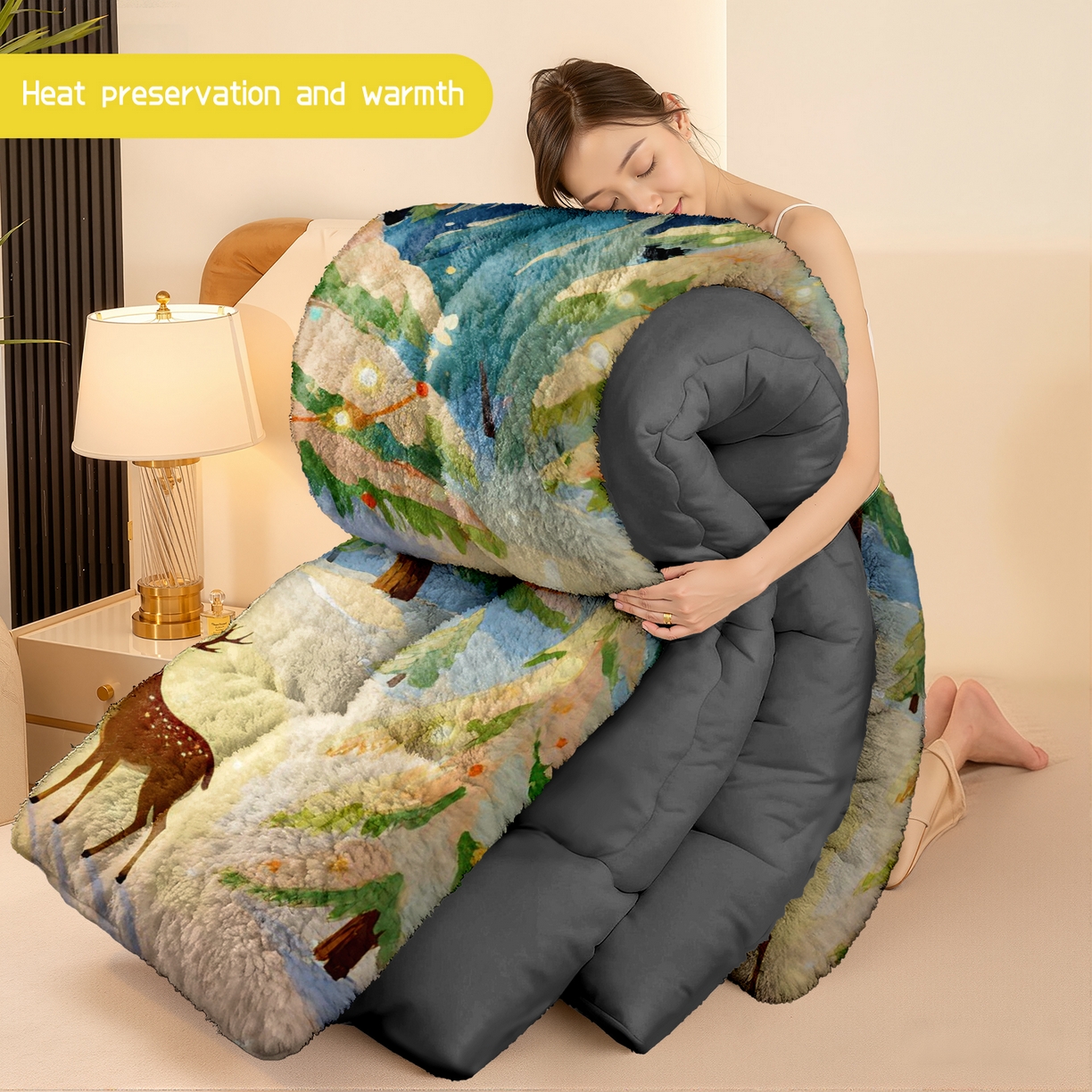 91家纺网 家纺一手货源 找家纺 合纵跨境工厂 一件定制pod模式jit跨境180G牛奶绒被子三件套一件代发temu希音集采shein亚马逊速卖通 02510140012