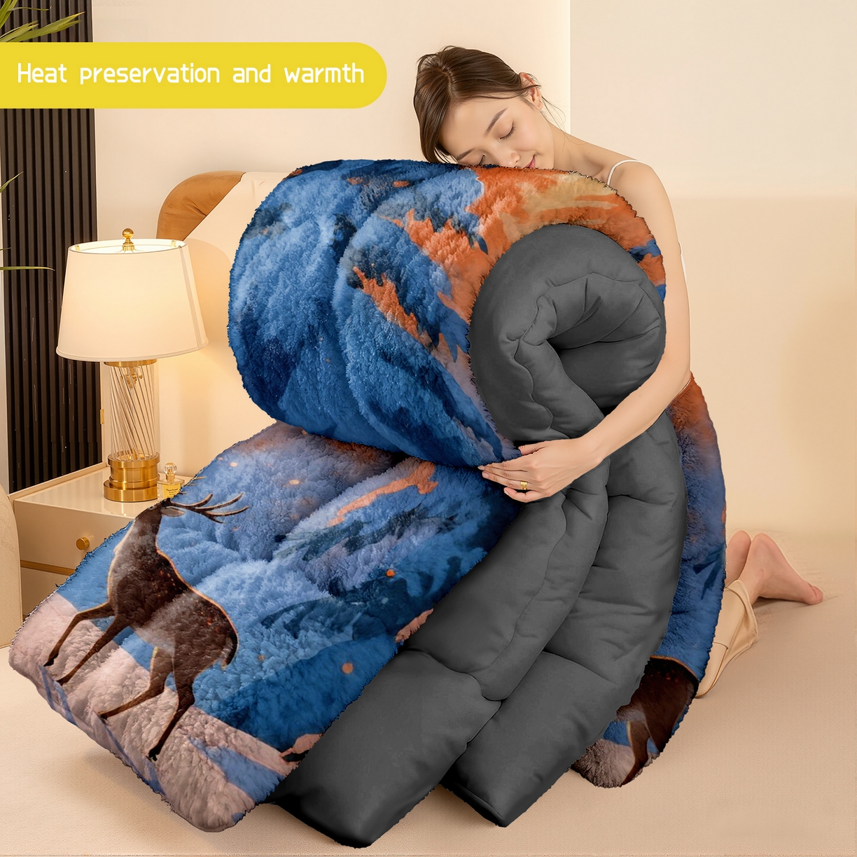 91家纺网 家纺一手货源 找家纺 合纵跨境工厂 一件定制pod模式jit跨境180G牛奶绒被子三件套一件代发temu希音集采shein亚马逊速卖通 02510140034