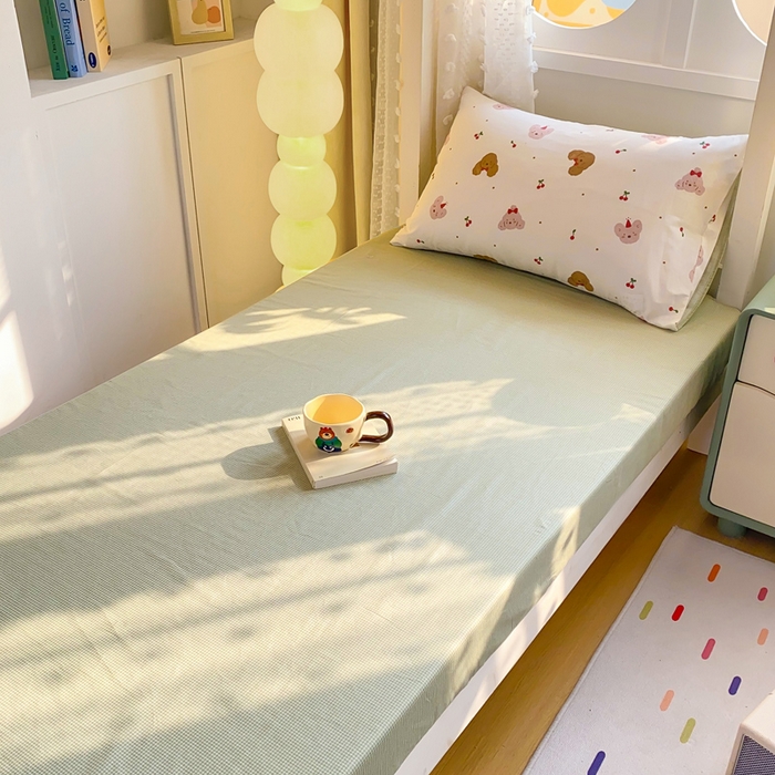 91家纺网 家纺一手货源 找家纺 宅部落 2026新款全棉三件套纯棉学生宿舍上下铺六件套 童年印记