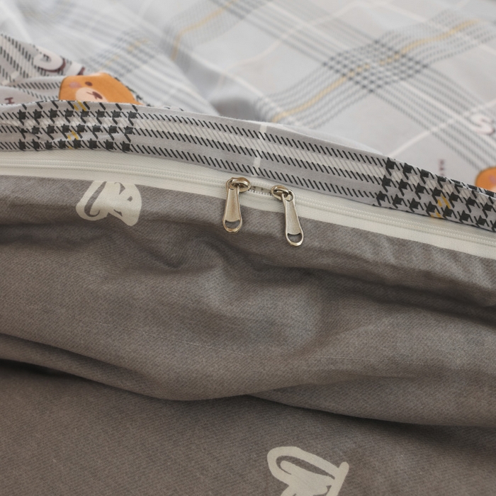 91家纺网 家纺一手货源 找家纺 宅部落 2026新款全棉三件套纯棉学生宿舍上下铺六件套 卡宾熊