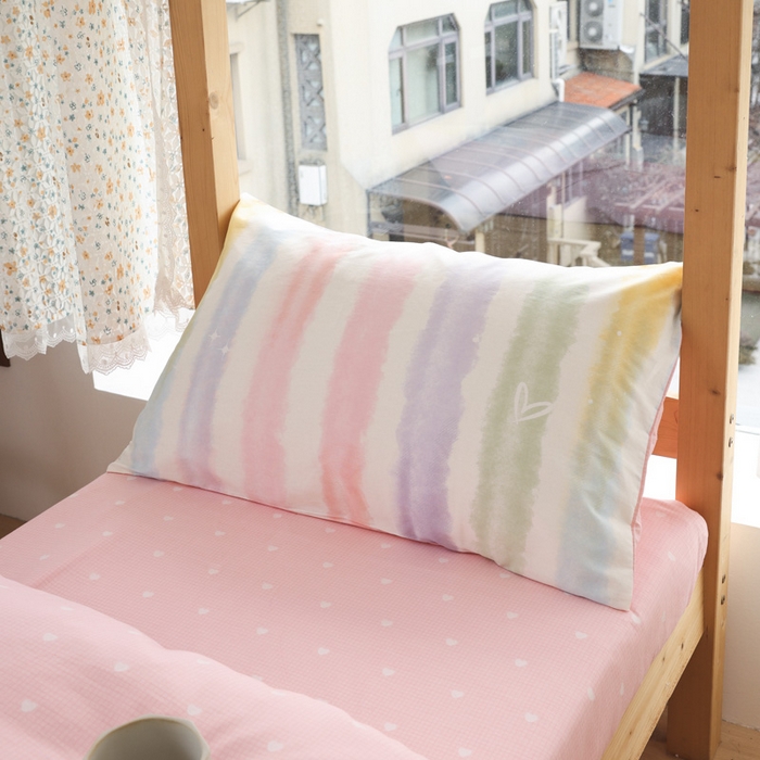 91家纺网 家纺一手货源 找家纺 宅部落 2026新款全棉三件套纯棉学生宿舍上下铺六件套 幸运七彩