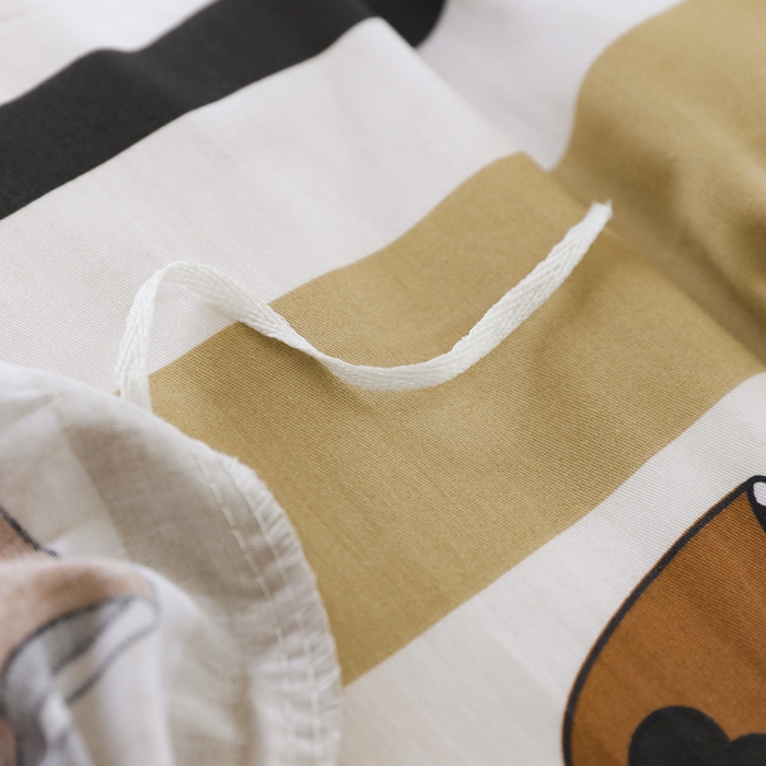 91家纺网 家纺一手货源 找家纺 宅部落 2026新款全棉三件套纯棉学生宿舍上下铺六件套 文艺风范