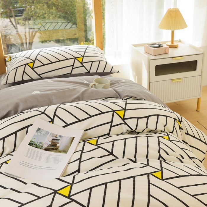 91家纺网 家纺一手货源 找家纺 宅部落 2026新款全棉三件套纯棉学生宿舍上下铺六件套 简居