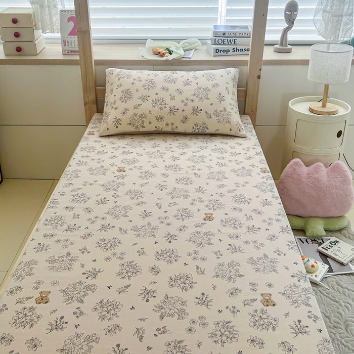 91家纺网 家纺一手货源 找家纺 （总）宅部落 2026新款全棉学生宿舍褥子套纯棉床垫套