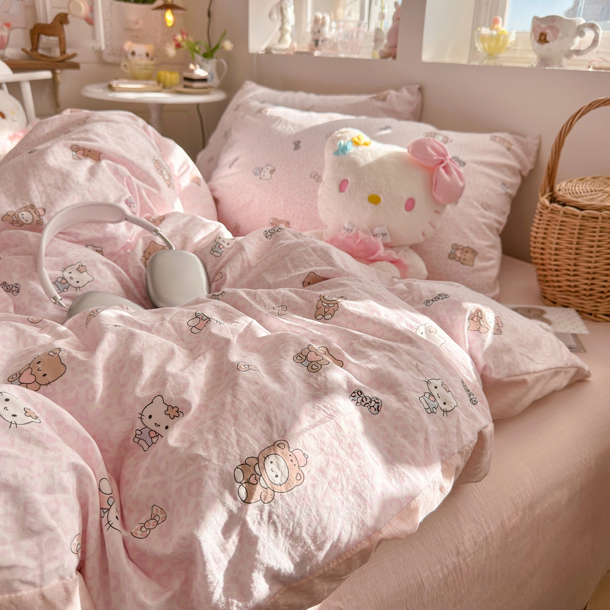 91家纺网 家纺一手货源 找家纺 （总）罗亿家纺 2026新款A类古法水洗仿棉云感纱四件套