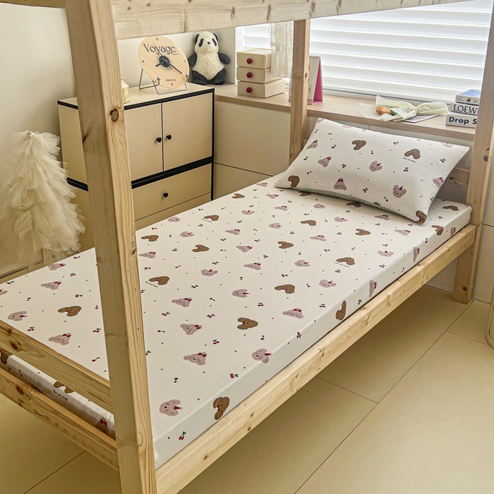 91家纺网 家纺一手货源 找家纺 宅部落 2026新款全棉学生宿舍褥子套纯棉床垫套 童年印记