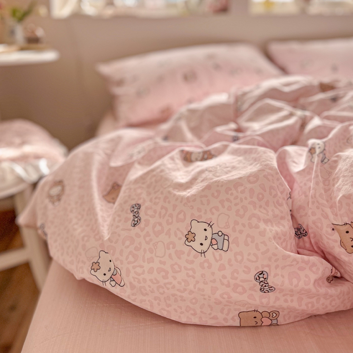 91家纺网 家纺一手货源 找家纺 （总）罗亿家纺 2026新款A类古法水洗仿棉云感纱四件套