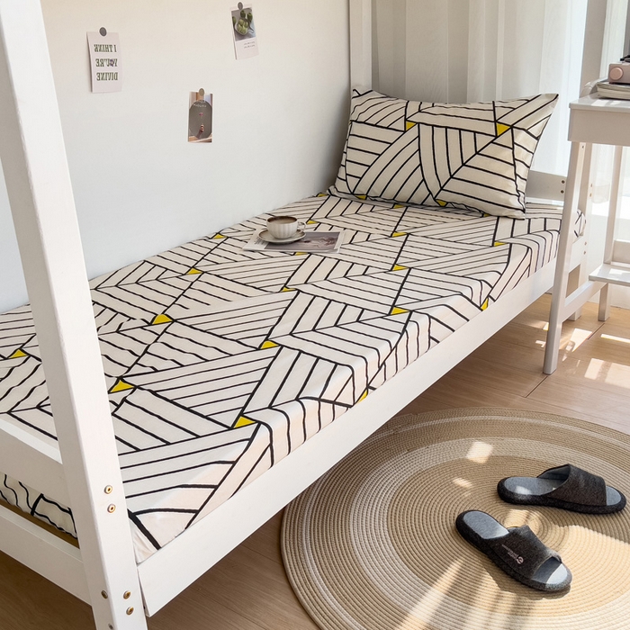 91家纺网 家纺一手货源 找家纺 宅部落 2026新款全棉学生宿舍褥子套纯棉床垫套 简居