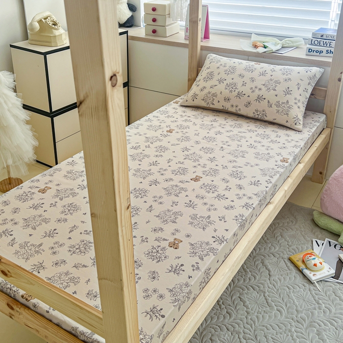 宅部落 2026新款全棉学生宿舍褥子套纯棉床垫套 梦巴黎