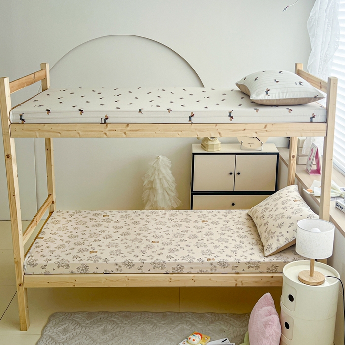 91家纺网 家纺一手货源 找家纺 宅部落 2026新款全棉学生宿舍褥子套纯棉床垫套 梦巴黎