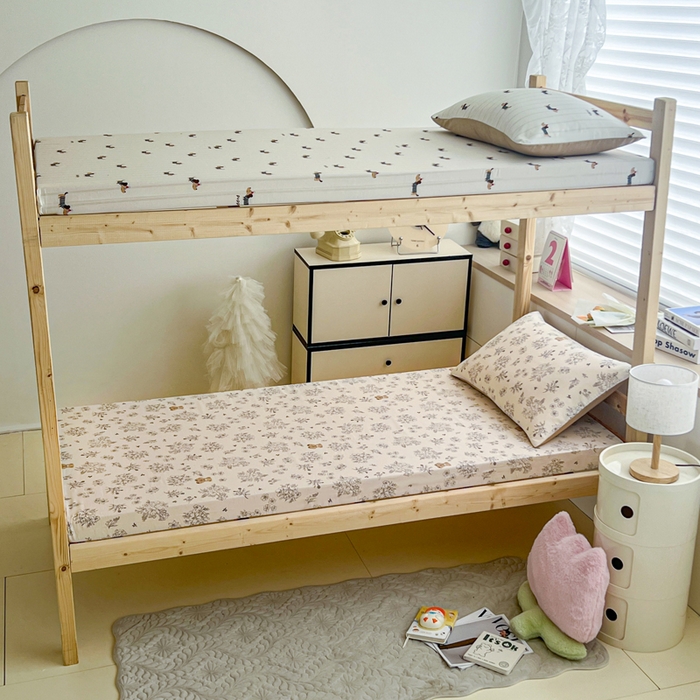 91家纺网 家纺一手货源 找家纺 宅部落 2026新款全棉学生宿舍褥子套纯棉床垫套 梦巴黎