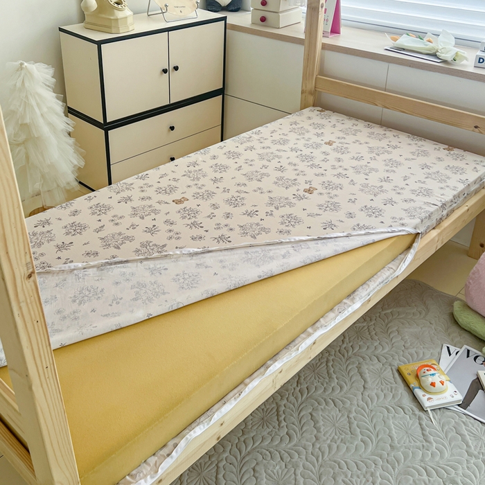 91家纺网 家纺一手货源 找家纺 宅部落 2026新款全棉学生宿舍褥子套纯棉床垫套 梦巴黎