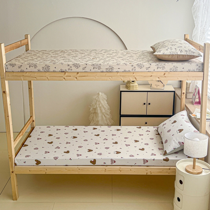 91家纺网 家纺一手货源 找家纺 宅部落 2026新款全棉学生宿舍褥子套纯棉床垫套 童年印记