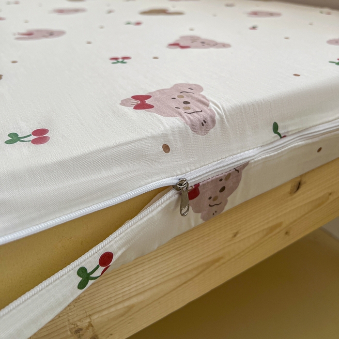 91家纺网 家纺一手货源 找家纺 宅部落 2026新款全棉学生宿舍褥子套纯棉床垫套 童年印记