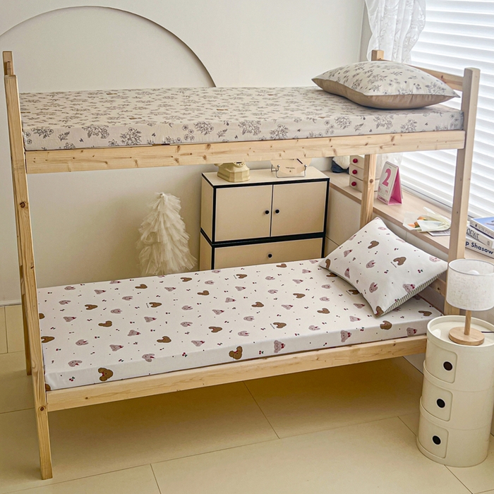 91家纺网 家纺一手货源 找家纺 宅部落 2026新款全棉学生宿舍褥子套纯棉床垫套 童年印记