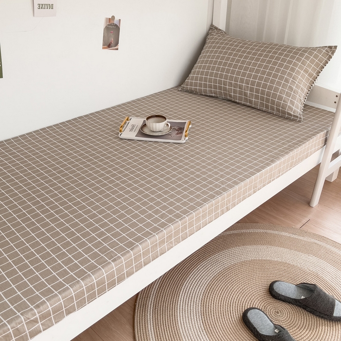 91家纺网 家纺一手货源 找家纺 宅部落 2026新款全棉学生宿舍褥子套纯棉床垫套 温情北欧