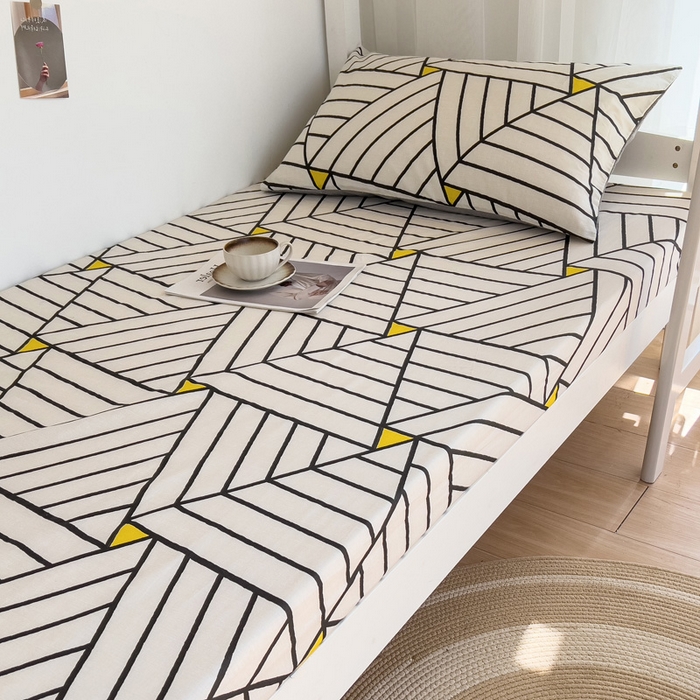 91家纺网 家纺一手货源 找家纺 宅部落 2026新款全棉学生宿舍褥子套纯棉床垫套 简居