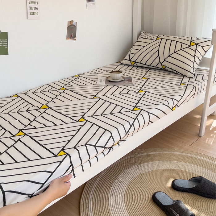 91家纺网 家纺一手货源 找家纺 宅部落 2026新款全棉学生宿舍褥子套纯棉床垫套 简居