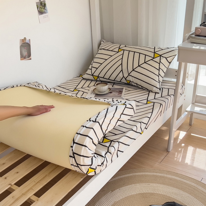 91家纺网 家纺一手货源 找家纺 宅部落 2026新款全棉学生宿舍褥子套纯棉床垫套 简居