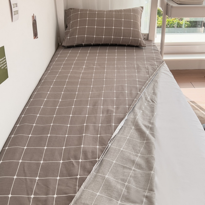 91家纺网 家纺一手货源 找家纺 宅部落 2026新款全棉学生宿舍褥子套纯棉床垫套 绅士咖