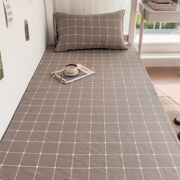 91家纺网 家纺一手货源 找家纺 宅部落 2026新款全棉学生宿舍褥子套纯棉床垫套 绅士咖