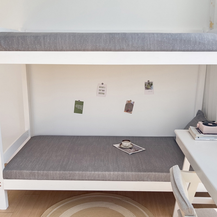 91家纺网 家纺一手货源 找家纺 宅部落 2026新款全棉学生宿舍褥子套纯棉床垫套 灰色肌理纹