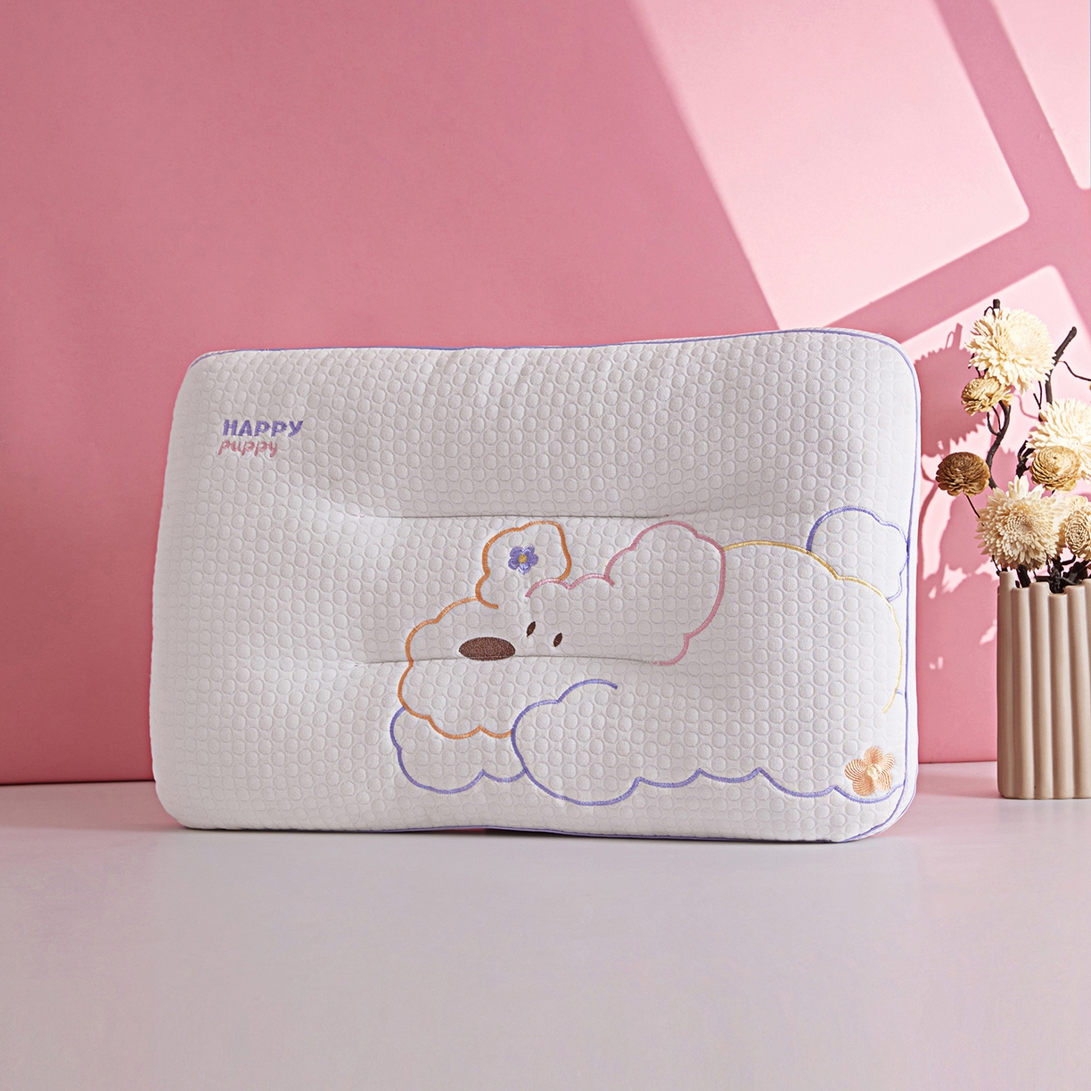 91家纺网 家纺一手货源 找家纺 云熙枕业 2025新款儿童全棉豆豆枕 枕头枕芯 小汽车