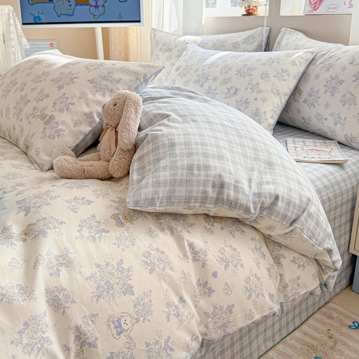 91家纺网 家纺一手货源 找家纺 曼之夏 2025新款全棉印花四件套-系列二 秘境